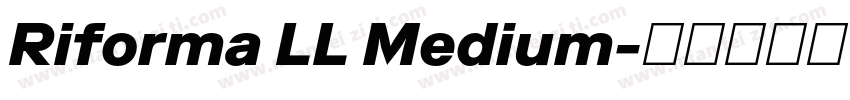 Riforma LL Medium字体转换